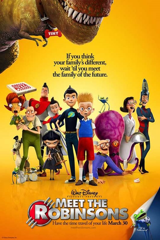 CognescentiLit's tweet photo. @a_briana People overlook Meet The Robinsons as just any throwaway Disney film but this movie has so much heart in it. It needs to be appreciated more. https://t.co/8ONrIsBrUz