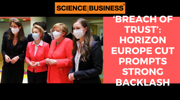 Science|Business (@scibus) on Twitter photo Surveying the cuts to R&I, health and climate change, after days of negotiation between governments on a post-#COVID19 stimulus plan, MEP <a href="/mgracacarvalho/">Maria Graça Carvalho</a> asked, “Is this the Europe that we want and need?”
See all the reactions ➡️bit.ly/2WHYkzp
#EUCO Surveying the cuts to R&I, health and climate change, after days of negotiation between governments on a post-#COVID19 stimulus plan, MEP <a href="/mgracacarvalho/">Maria Graça Carvalho</a> asked, “Is this the Europe that we want and need?”
See all the reactions ➡️bit.ly/2WHYkzp
#EUCO