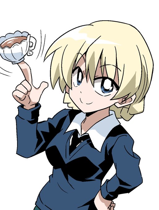 #ガルパン版深夜のお絵描き60分一本勝負
#ガルパン版深夜のお絵描き60分一本勝負_20200721
お題「ダージリン」 