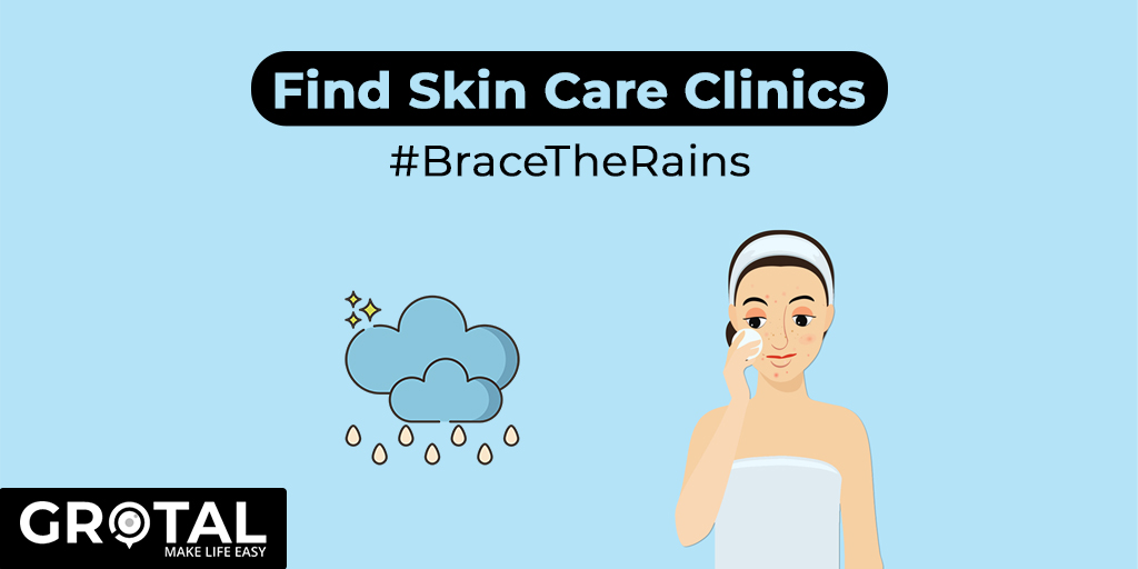 GrotalIndia's tweet photo. #Midweekchallenge?
Keeping the skin clean and clear in monsoons. 🌧
Find skin care clinics near you ➡️ https://t.co/gjyuwUA7CV https://t.co/f76i0K0cVl