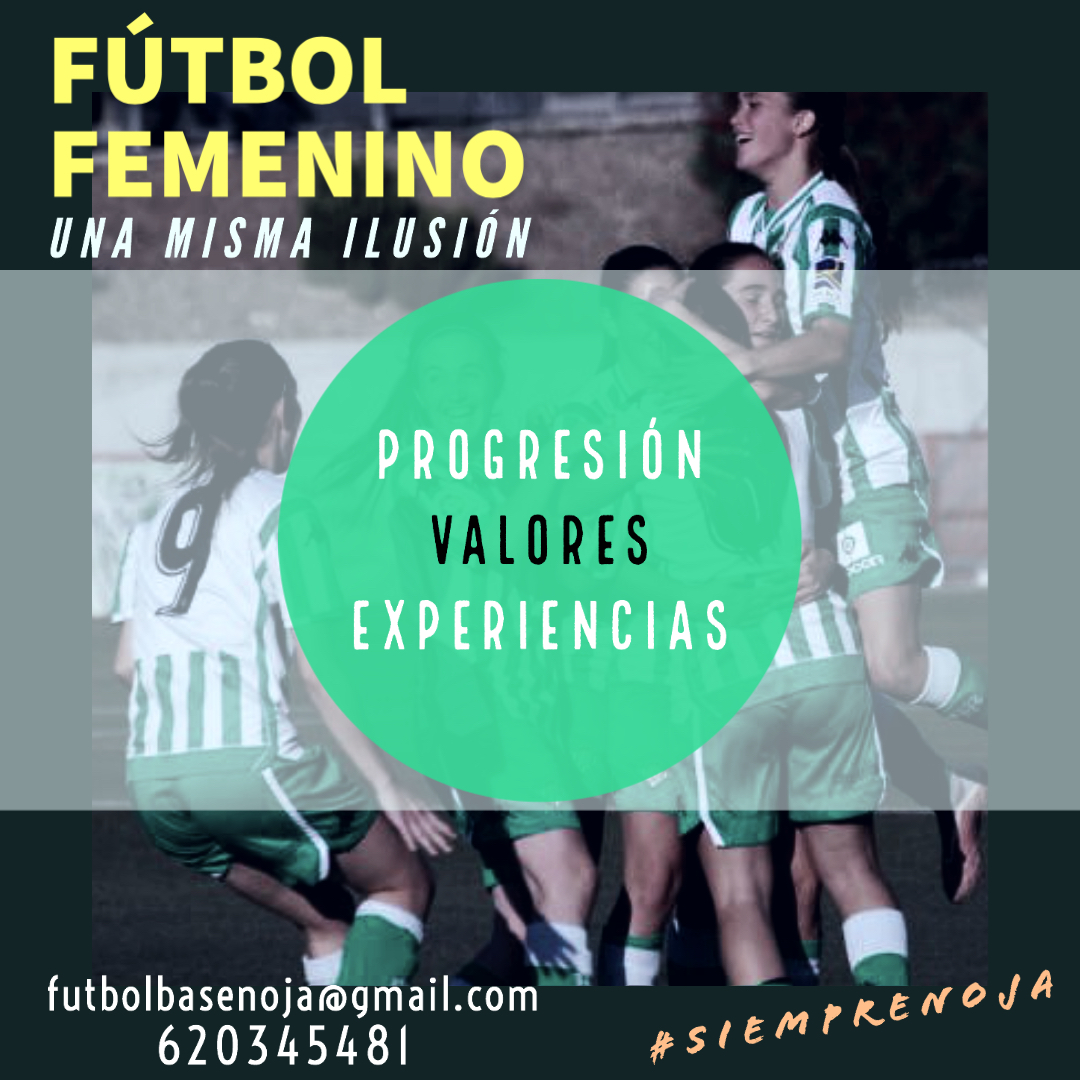 SDNOJA_OFICIAL's tweet photo. FÚTBOL FEMENINO - Uno de los objetivos más deseados del Club es crear un proyecto futbolístico para vosotras.

Así que si te gusta el fútbol, quieres vivir experiencias y practicar este apasionado deporte, no tengas dudas y ven con nosotros! 

futbolbasenoja@gmail.com
620345481 https://t.co/YuqpTpPEAt