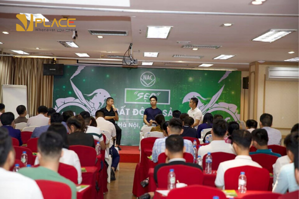 VplaceHa's tweet photo. VPLACE thật vinh dự khi được đơn vị NAC lựa chọn để tổ chức chương trình 'SEO' bất động sản. https://t.co/bP5268vqQH