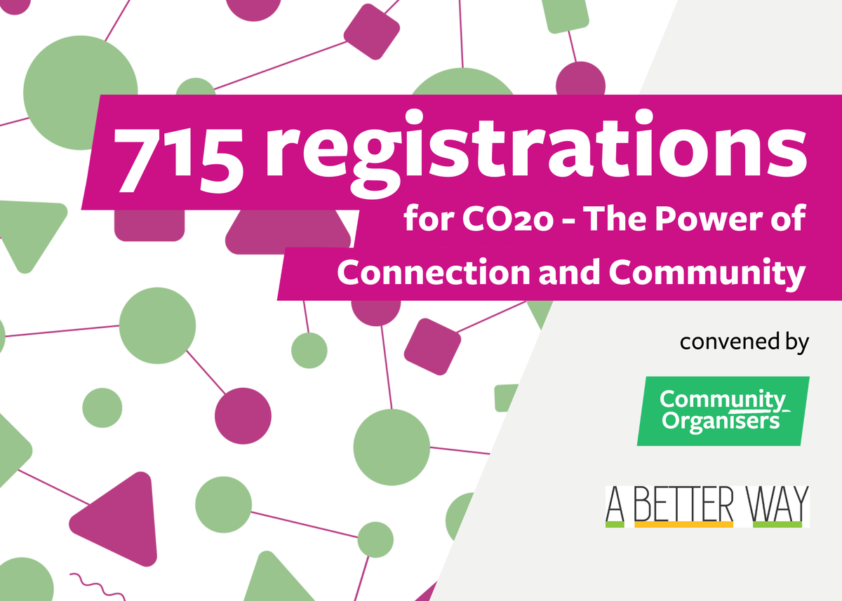 corganisers's tweet photo. CO20 - The Power of Connection and Community starts tomorrow!

Alongside @betterwaynetwrk and others we are hosting 22 sessions to highlight why the community response to #COVID19 is a platform from which we can #BuildBackBetter 

See the full schedule:
https://t.co/N8tYtjQd0P https://t.co/p25tOnw6ms