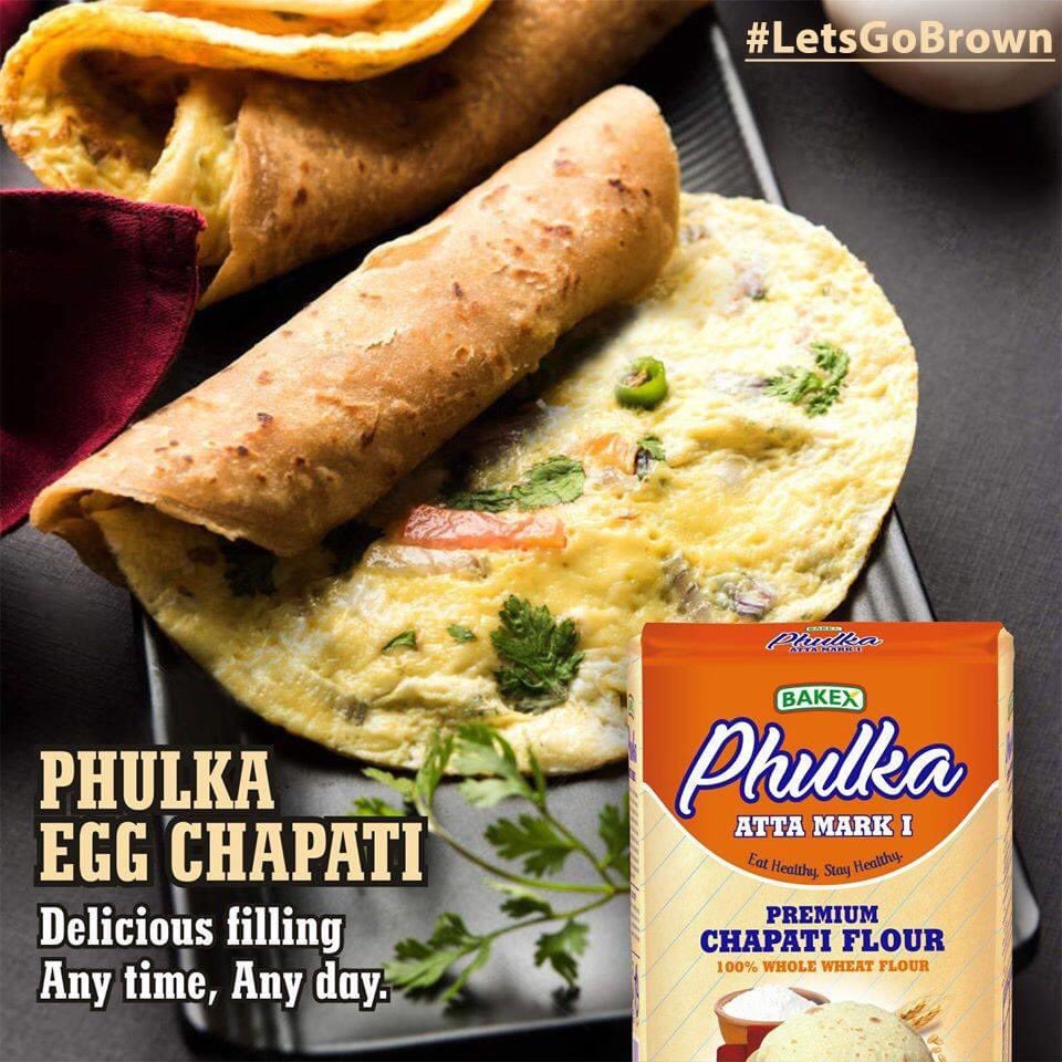 bakex_ke's tweet photo. Phulka Egg Chapati. Delicious filling. Any time, Any day.
Grab your favourite flour Phulka Atta Mark I - Premium Chapati Flour from any leading supermarket today. Eat Healthy, Stay Healthy. #LetsGoBrown https://t.co/JgEuEG5Fyt