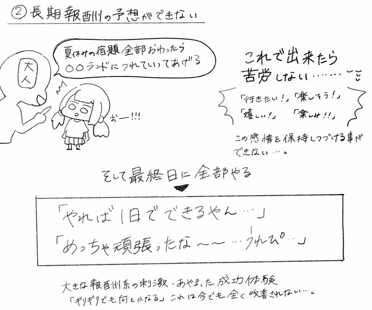 【超訳】報酬系が弱いとどうなる??〜塩沢の場合〜
#ADHD 