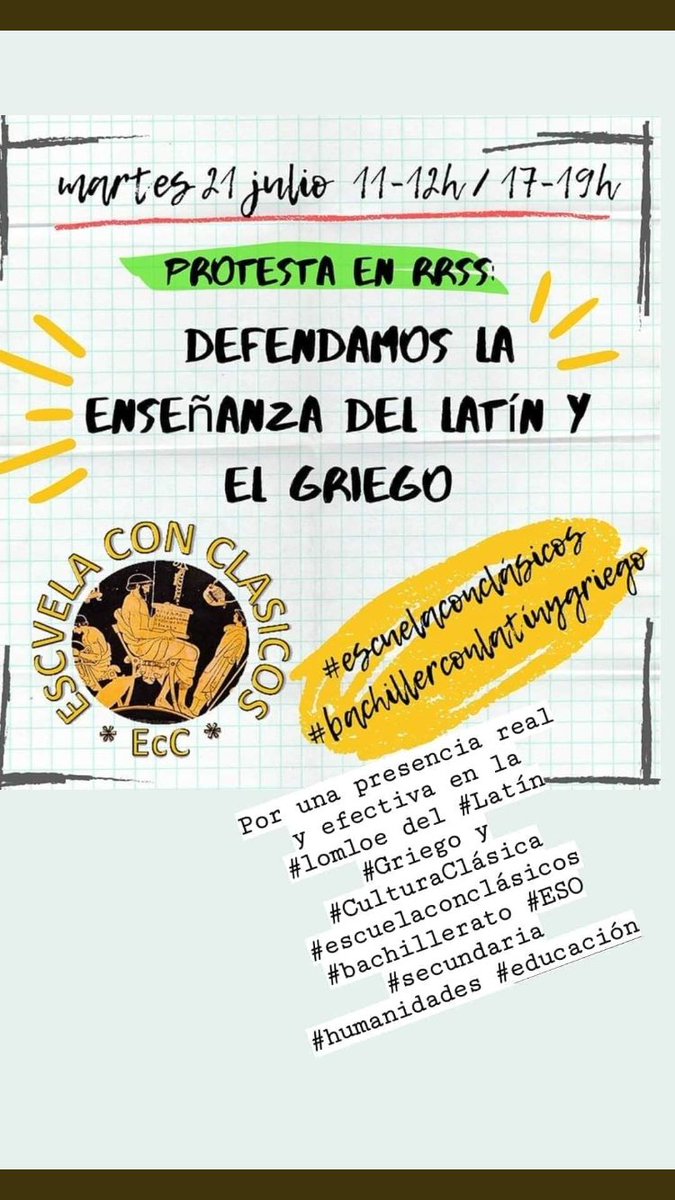 _TheLatinQueen's tweet photo. #escuelaconclásicos  
#stopleycelaá  
#bachilleratoconlatínygriego https://t.co/fV5YGJMdSM
