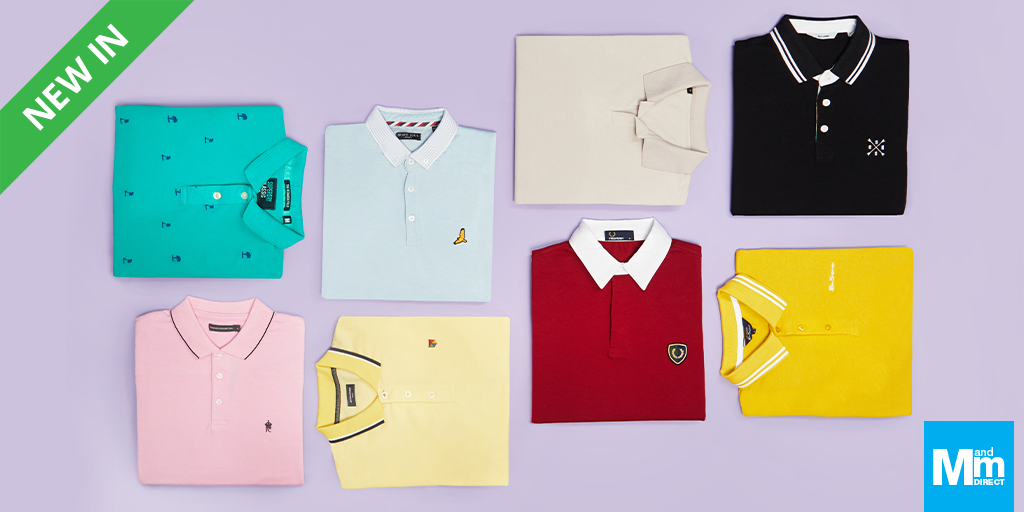 m&m direct polo shirts