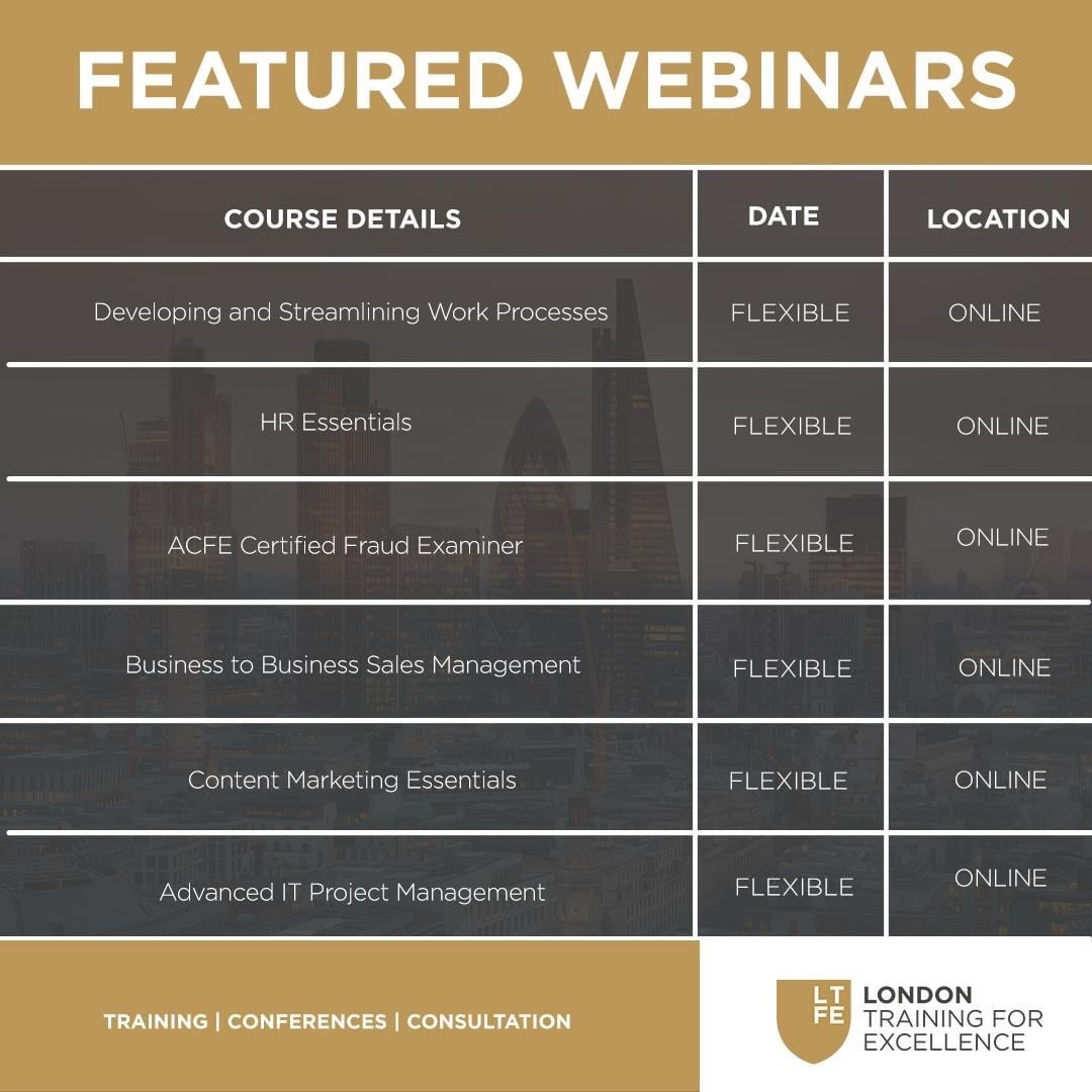 LondonTFE's tweet photo. LondonTFE featured webinars, world-class education, at your finger tips... Visit our website and contact us today! ✨
#webinars #onlinelearning #workfromhome #learnfromhome #londontfe #ltfe #neverstoplearning #featuredcourses #invest #learning #education https://t.co/8bdFgaxHGL