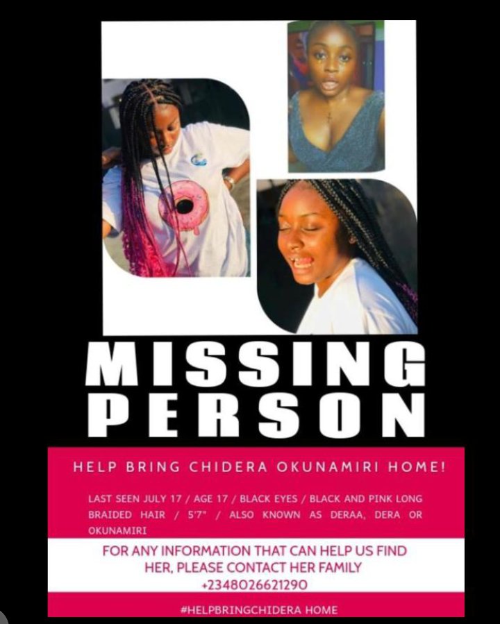 AncestorLee's tweet photo. Guys she's missing, let's retweet till she's found ♥️🥺 #BBNajia https://t.co/W1Zx203bGn