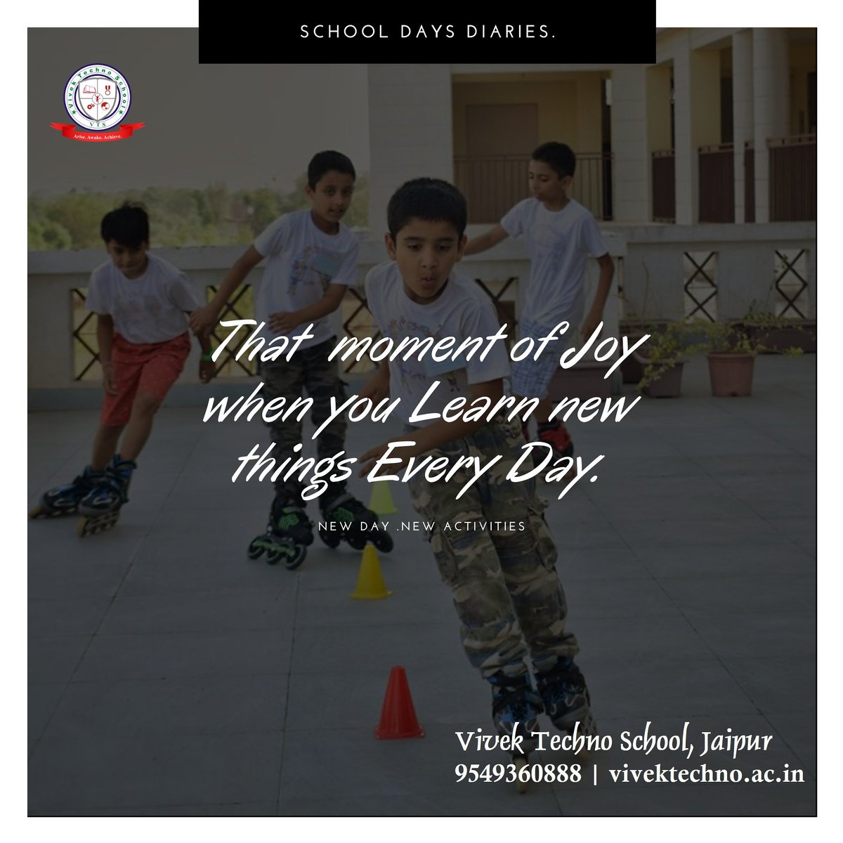 JaipurVts's tweet photo. School Days Diaries, remembering some of the best moments we all have experienced in the golden period of our lifetime.
"The moment of joy when you learn new things everyday."
#school #diaries #schooldays #bestdays #life #schoolsofjaipur #schoollife #schoolatbest #vtsjaipur https://t.co/Z4wNgHSRwx