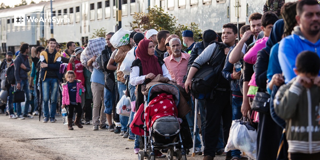 Considering that the displaced Syrians make up more than half of Syria’s population, including their rights in any future political solution and ensuring that return is not premature or forced, will decisively shape the future of Syria and the region.  #WeAreSyria [Thread] 1/