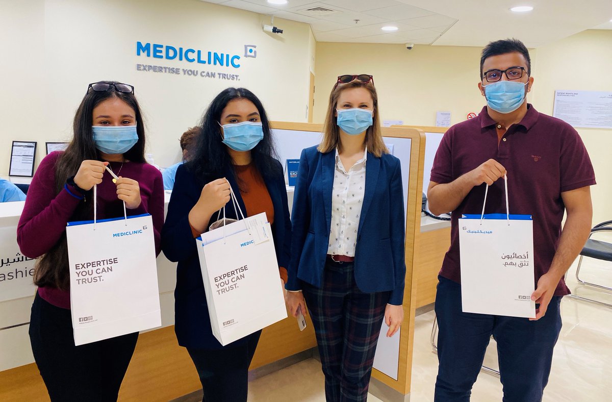 DubaiBritishEH's tweet photo. Well done to Habib , Maleeha and Armeen. They successfully completed 1 week placement with @Mediclinic looking at many areas of the business and client relations
#BeginsAtDBSEH #BeginsAtDBS #DBSTogether #mediclinic #ProudlyTaaleem🍎 https://t.co/gwTFBiChpl