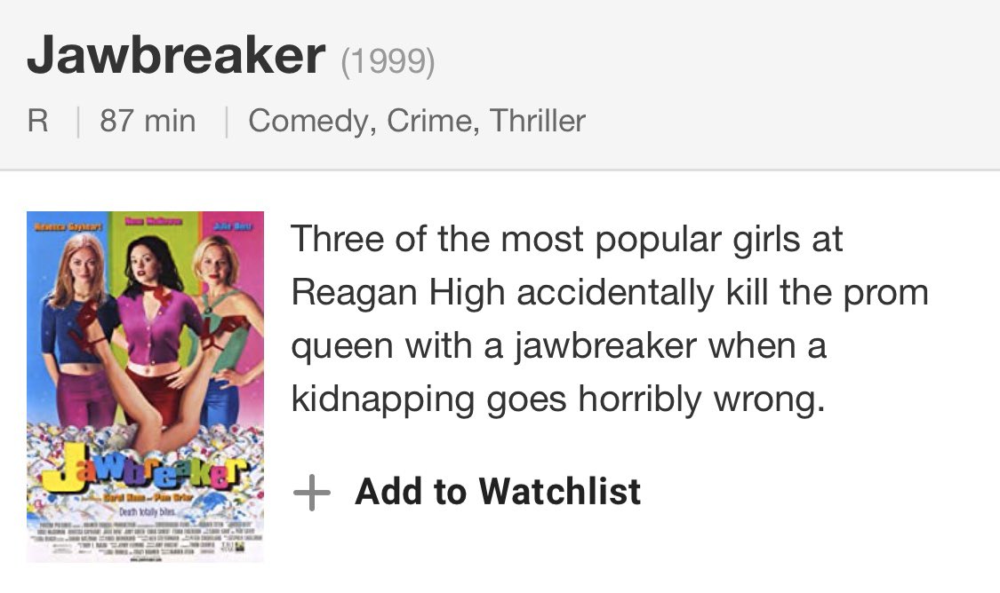 - two weeks notice (2002) - jawbreaker (1999) - drive me crazy (1999) - crazy stupid love (2011) 