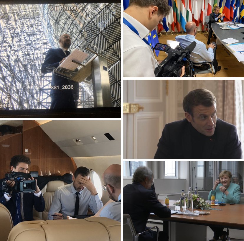 YANoghes's tweet photo. Quelle aventure! 9 mois de tournage dans les coulisses des accords sur climat &amp; plan de relance. Coming soon #Inédit #RuedelaLoi #CheckProd https://t.co/fYJNMtEQGy