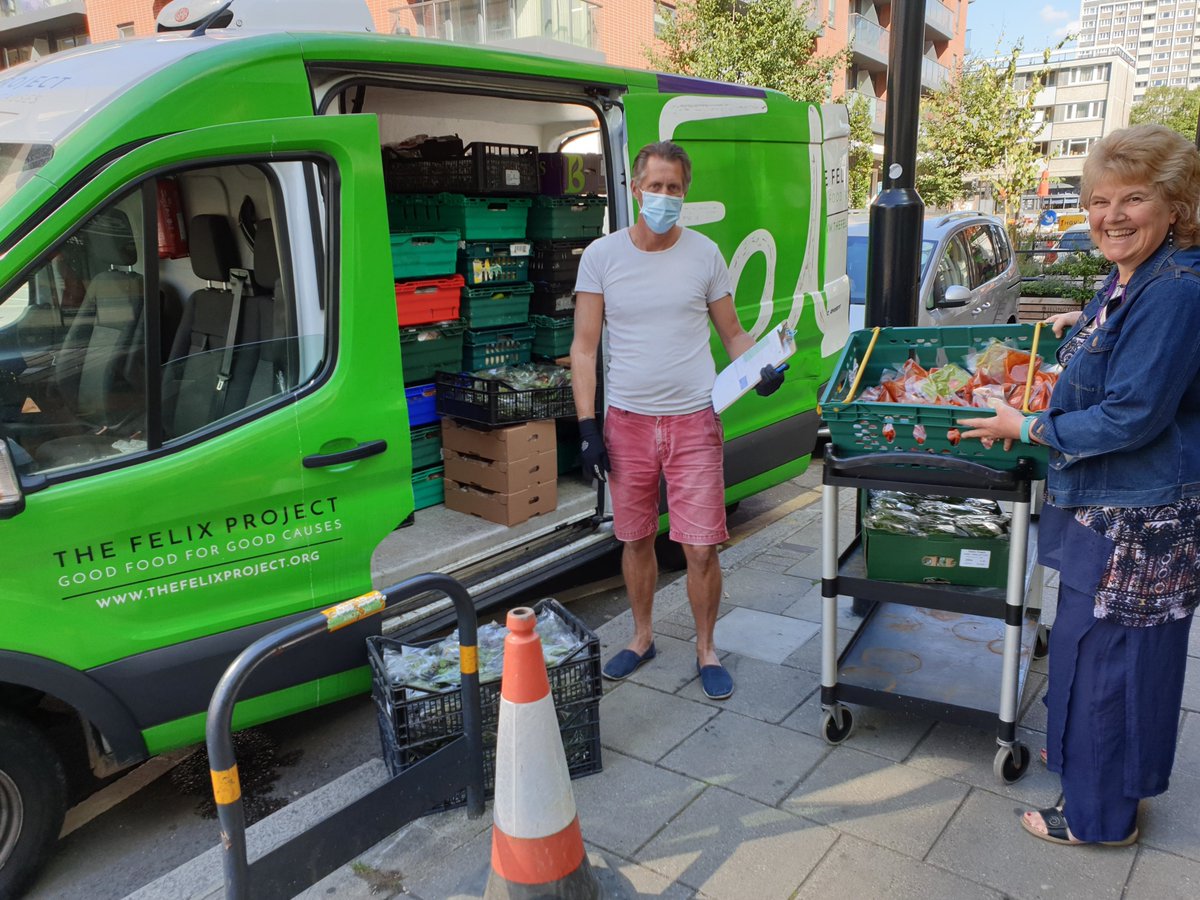 StLukesTrust's tweet photo. Another fab food delivery today from @felixprojectuk thank you! #loveyourcc #CCWeekUK #EC1 #Islington #community https://t.co/iGomo7YZ4l