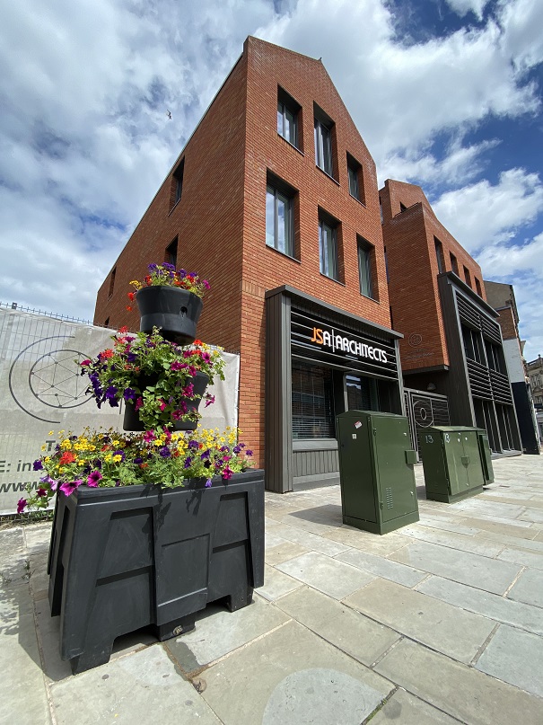 DerbyCQ's tweet image. The Cathedral Quarter BID have once again funded a number of floral displays in the area this summer. An increased number of planters have been installed around the area adding a colourful flourish to the streets.