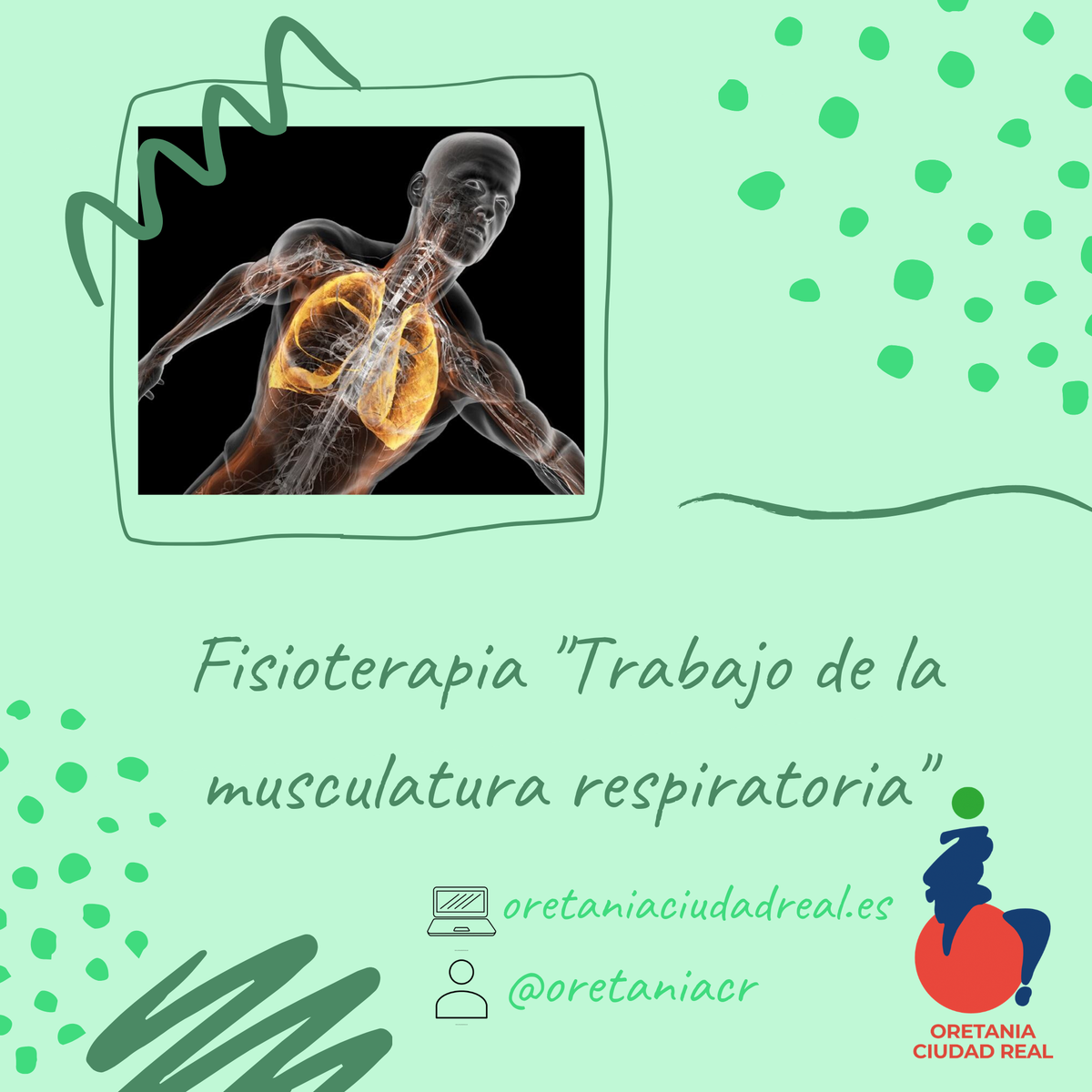 OretaniaCR's tweet photo. Buenos días. 💥Desde el apartado de fisioterapia de SEPAP Daimiel hemos trabajado la musculatura respiratoria. Una herramienta muy importante, dado la afectación que la C0-vid 19 ha afectado a nivel pulmonar a los enfermos. #fisioterapia #musculaturarespiratoria #SEPAP #oretania https://t.co/k5EnllUViz