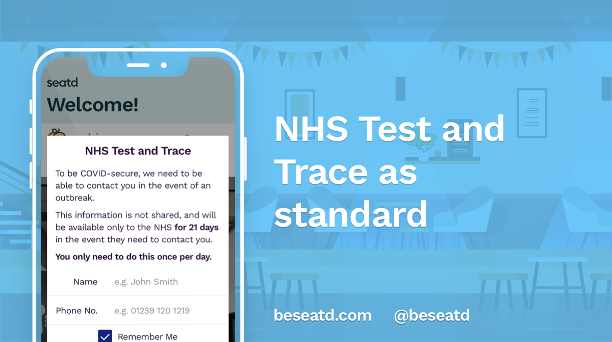beseatd's tweet photo. Test and trace added as standard.
With #seatd, customers can complete test & trace in-venue, once they've ordered their food or drinks keeping things simple & easy while they enjoy their experience.
More: https://t.co/4WHfwTbLP3
#hospitality #tableordering #BuildBackBetter https://t.co/rmgBU30A3O