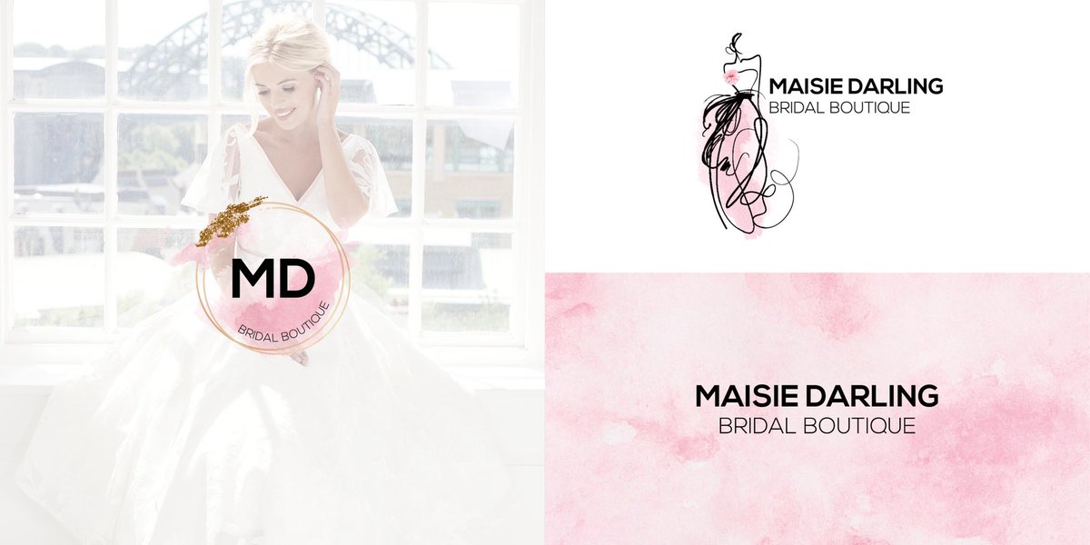 clare_creative's tweet photo. Created this logo a little while ago now but it’s still one of my favourites as it’s always nice to create something a bit girly👰🏼🤵🏻💍💒💐
#graphicdesign #graphicdesigner #freelance #logo #logodesign #creative #leicester #leicestershire #bridalboutique #wedding #weddingdress https://t.co/Q968Eq6bFa