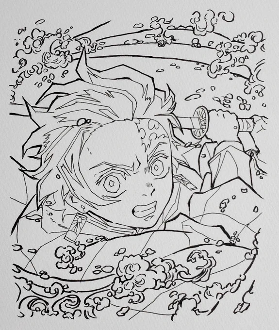 私の描いた炭治郎の線画を塗り絵にした件、子供が保育所でお友達に見せたらしく…?ぼくも欲しいって子が続出し、もうめんどくさくなったから先生に『欲しい子にあげてください?』って渡してきた✨✨
鬼滅の刃人気すごすぎっ…こわいっ?? 