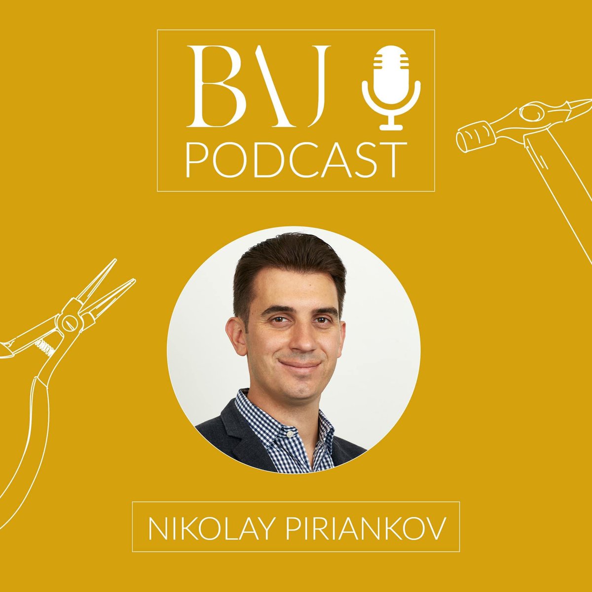 🎙 BAJ PODCAST: Join us in conversation with the founder and CEO of <a href="/taylorandhart/">Taylor & Hart</a>, <a href="/NikolayPiri/">Nikolay Piriankov</a>, about starting, running and navigating a global #bespoke #jewellery business.

🎧 Hosted by <a href="/Sofie_Boons/">Sofie Boons</a>

📻 Tune in this Friday 24th July from 5pm baj.ac.uk/podcast