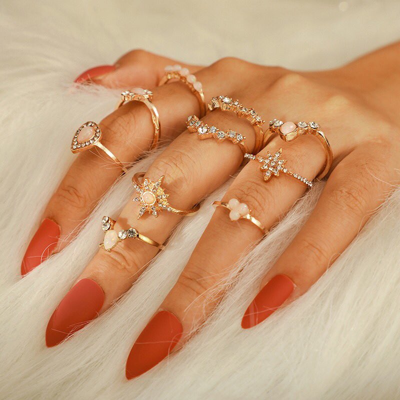 The Peace ring set 12 pieces per set N1,500