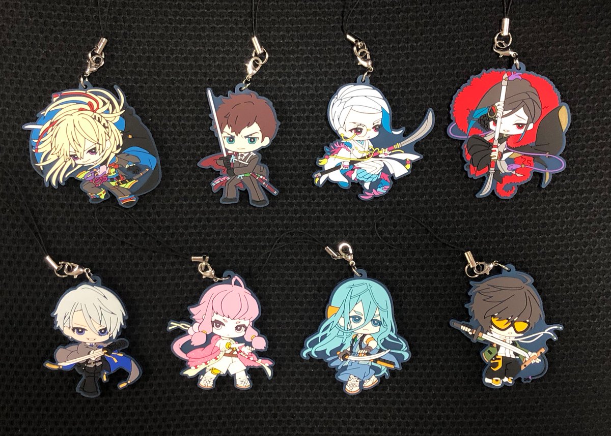 ガシャポンアニメ部 刀剣乱舞 Online カプセルラバーマスコット 其の九 が来週から全国のカプセル自販機で順次出陣開始 今回はこちらの8振りがラインナップです 小竜景光 小豆長光 巴形薙刀 静形薙刀 山姥切長義 北谷菜切 千代金丸 桑名江