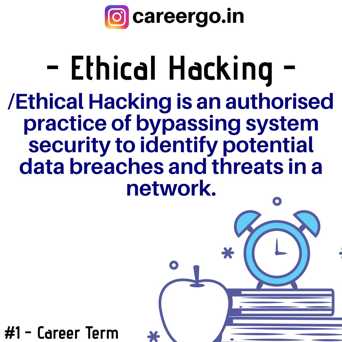 iamrahul_vijay's tweet photo. Ethical Hacking is an authorised practice of bypassing system security to identify potential data breaches and threats in a network.
#Ethicalhacking #careergo https://t.co/5V2NaxtAcQ