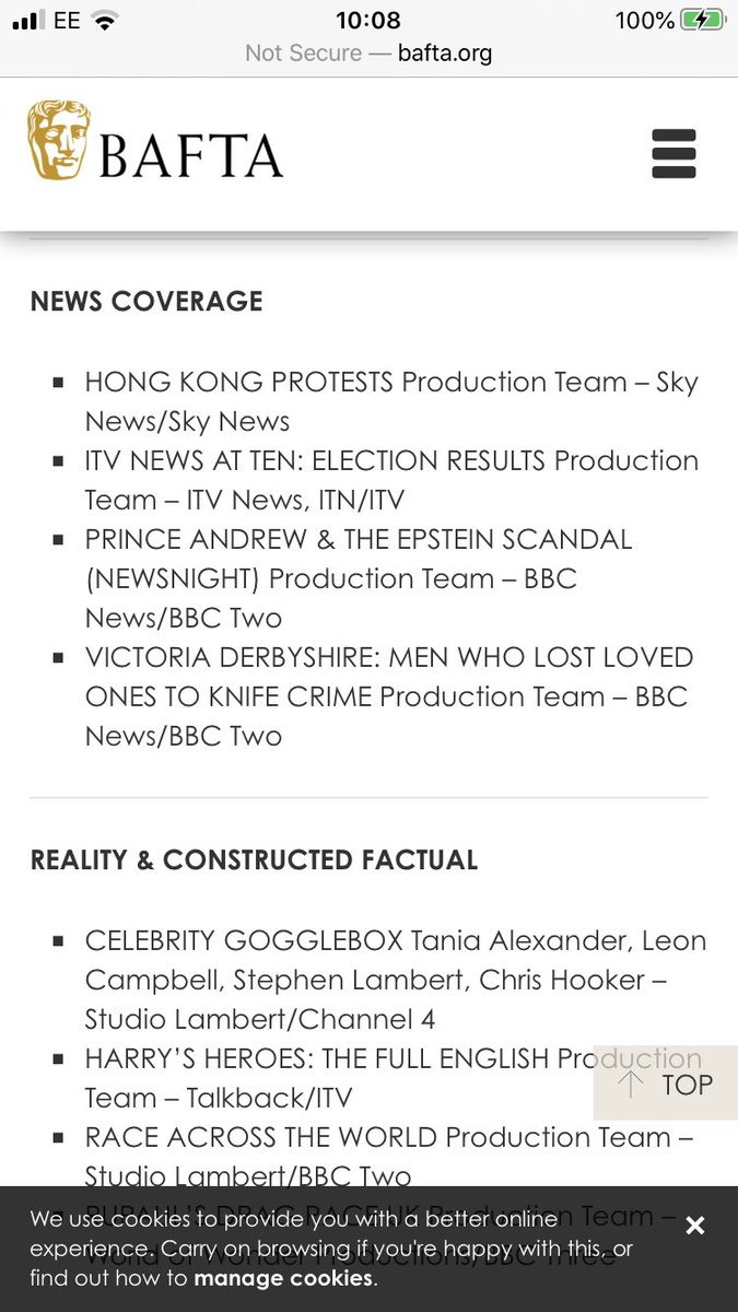 Of those 4 now, which will it be...Given BBC’s long and very serious history as well as  #BuckinghamPalace’s of paedophile protection and CSA cover ups, for them to be trying to win another award on the back of the suffering of  @VRSVirginia is absolutely appalling. She is v clear