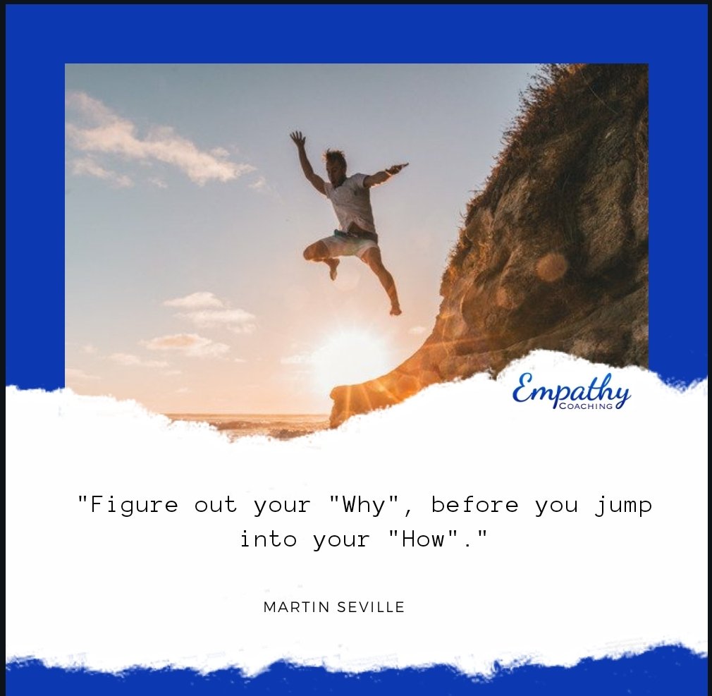 EmpathyCoach_'s tweet photo. Your Why, Your Reason, Your Great Big Because is what will carry you through the obstacles, the challenges, the tough days.
What's Your Why?
#why #reason #purpose #theherosjourney #thinklikeahero https://t.co/QgFfyzLEKE