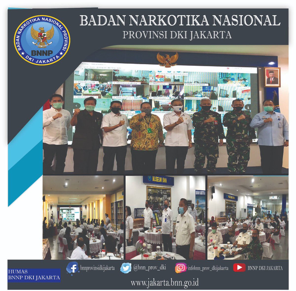 bnn_prov_dki's tweet photo. Coffee Morning bersama Kepala BNN RI, dihadiri Oleh Kepala BNNP DKI Jakarta, membahas tentang “ Optimalisasi Pelaksanaan TAT & Efektivitas Pelayanan Konsultasi Hukum “. @INFOBNN
#hidup100persen
#hani2020
#bnnpdkijakarta
#humasbnnpdki https://t.co/PAqJrJmKj3