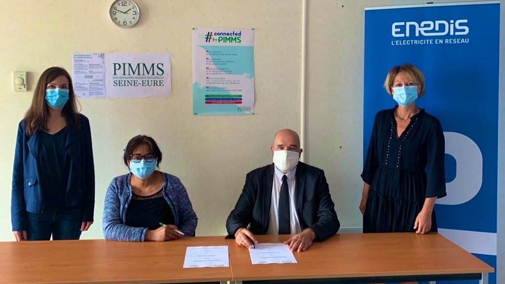 EDF_Normandie's tweet photo. Bienvenue à @enedis_normand, qui rejoint #EDF et les autres partenaires du @EurePimms, présidé par @SDeniard, Directrice Développement Territorial d’EDF en @seinemaritime et @EureenNormandie .

#mediationsociale @valdereuil_info @villedelouviers https://t.co/XLHm3Udull