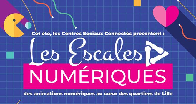 [UN ÉTÉ CONNECTÉ] 💻🕹
Les Centres Sociaux Connectés (<a href="/CSConnectes/">Centres Sociaux Connectés</a>) présentent les Escales numériques. Prenez part à des animations dans les quartiers lillois ! Imprimante 3D, quiz interactif, e-sport... Il y en a pour toute la famille.
➡ Programme : csconnectes.eu/escales-numeri…