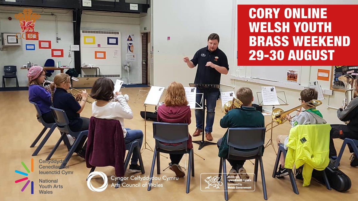 The Cory Band (@coryband) on Twitter photo 🎺BOOK YOUR FREE PLACE NOW🎺
🏴WELSH YOUTH BRASS WEEKEND 29/30 AUG.
Two days of online fun and interactive music music making. For full info and to register yourself or your child visit: coryband.com/event/cory-wel…. @nyaw_ccic, <a href="/BB1887/">British Bandsman</a> <a href="/4barsrest/">4barsrest.com</a> <a href="/BBWMagazine/">Brass Band World</a>. @philipharper1 🎺BOOK YOUR FREE PLACE NOW🎺
🏴WELSH YOUTH BRASS WEEKEND 29/30 AUG.
Two days of online fun and interactive music music making. For full info and to register yourself or your child visit: coryband.com/event/cory-wel…. @nyaw_ccic, <a href="/BB1887/">British Bandsman</a> <a href="/4barsrest/">4barsrest.com</a> <a href="/BBWMagazine/">Brass Band World</a>. @philipharper1
