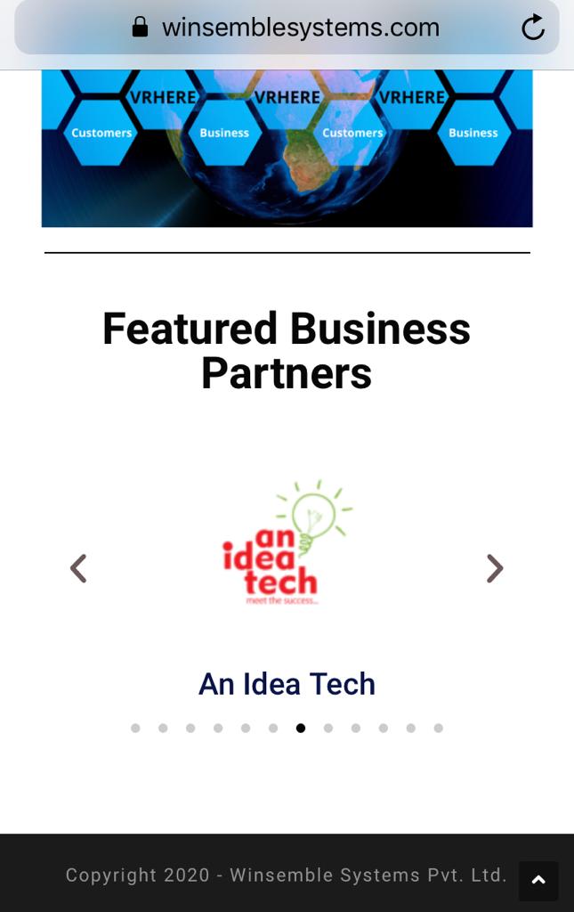 vrhere_india's tweet photo. We are featuring each of our Esteemed Business Partners on our page for the next few weeks.
"An Idea Tech" take the center stage today. Our best wishes for their success and continued business.

Thank you 🙏 https://t.co/o5hYrH8su4