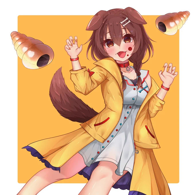 ?ころねとチョコころね?
#できたてころね  #戌神ころね 