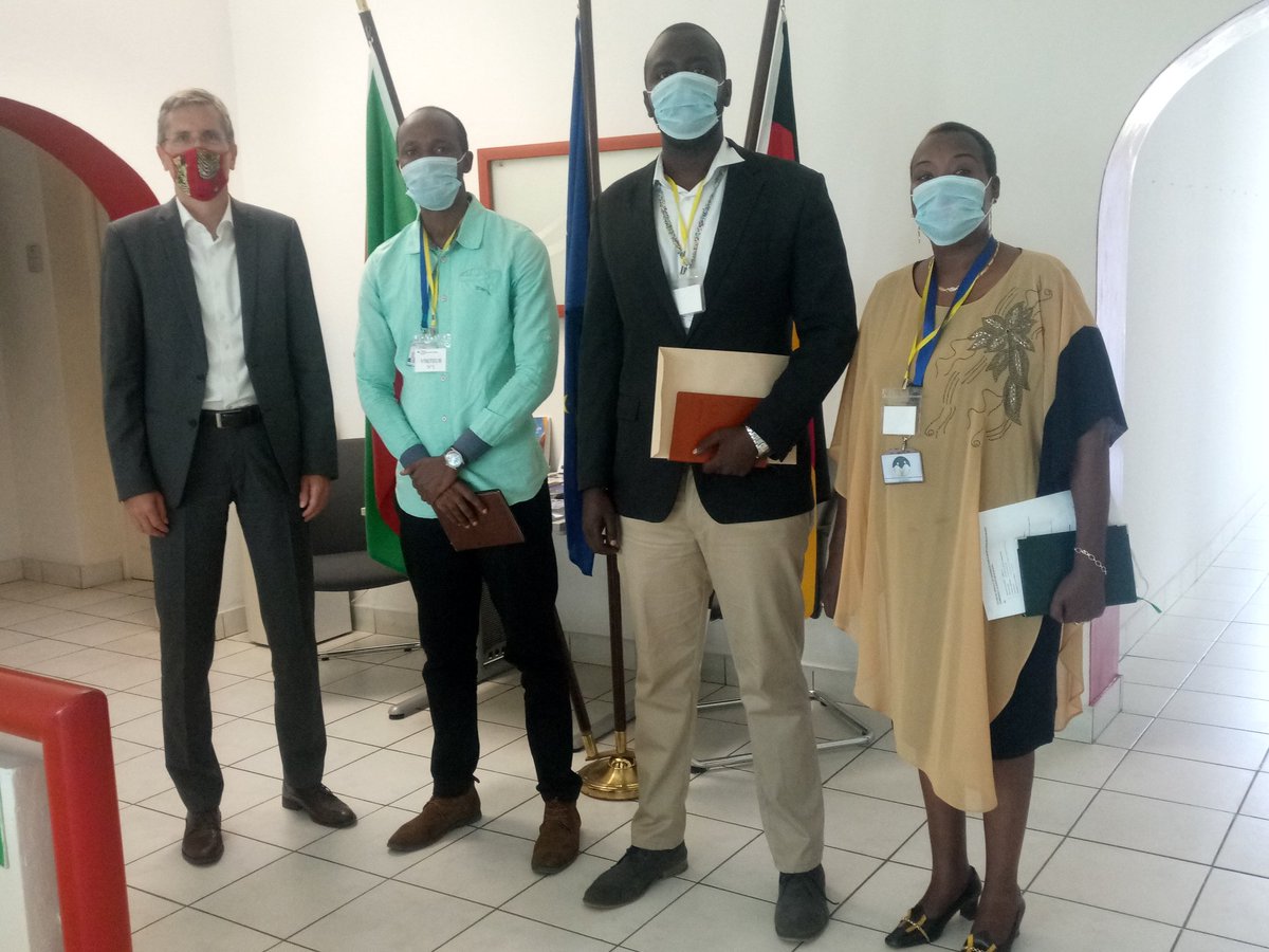 Nachamafrica's tweet photo. Nos remerciements les plus vifs à l'encontre de S.E l'Ambassadeur de @GERinBurundi Dieter Reinl pr  l'audience accordée à l'équipe de @Nachamafrica: Un entretien fructueux pour un avenir prometteur.@UEauBurundi @ConilleGarry @GenreMinistere @VirginiaVillarA @tiemrich @JimbereMag https://t.co/fdn5j5mZM9
