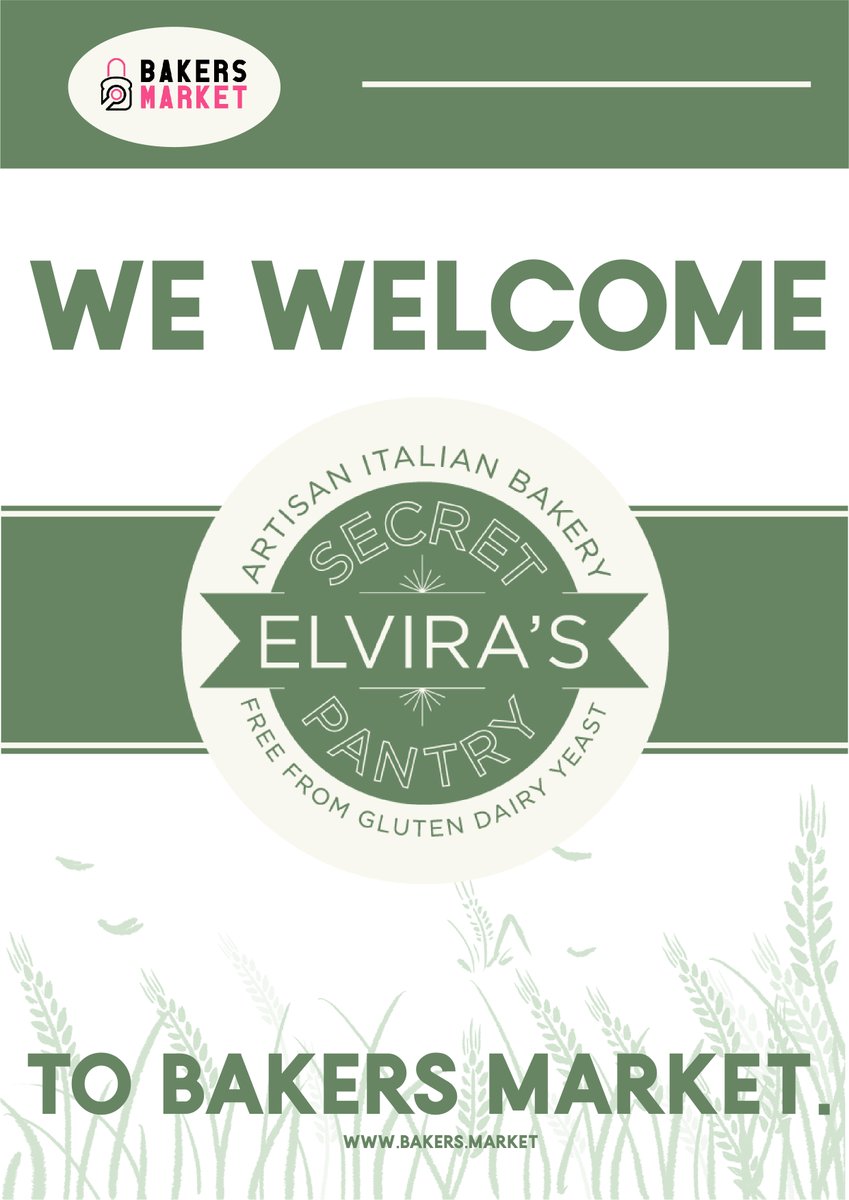 We welcome <a href="/ElvirasSecret/">Elvira'sSecretPantry</a> to Bakers Market.  Order now at bakers.market.  #bakersmarketUK