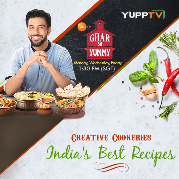 yupptv's tweet image. Here are Some Deliciously Blissful #LockdownCooking Solutions. 
Check out the most loved Blissful #CookingShows on @yupptv every day. 
Watch chef @ranveerbrar 's #GharSaYummy Mon, Wed &amp;amp; Fri on @ZeeTVAPAC at bit.ly/2Rflpa1 #YuppTVAPAC #YuppTVMidEast