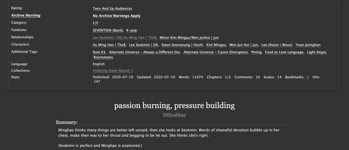 fifthscorpio's tweet photo. ❖ passion burning, pressure building 
❖ for @enduringdawn 
 
❖ seokmin/minghao, #seokhao
❖ t, 11k, 1/2
❖ rule 63, roommates, non idol

>> https://t.co/qZvnsr3yjx https://t.co/Vkez1wGpPZ