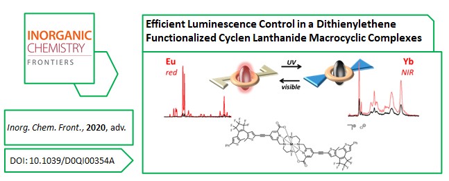 UMR_6521's tweet photo. #ResultatScientifique 🔎: Découvrez une nouvelle étude consacrée au contrôle de la #luminescence 💡grâce à un nouveau complexe macrocyclique à base #cyclen. ➡️https://t.co/YPhFIcWZTr
➡️10.1039/D0QI00354A
@UBO_UnivBrest @CNRS_dr17 @Cosm_Cemca
#chimie #photochromisme #lanthanide https://t.co/8mD4QurZjJ