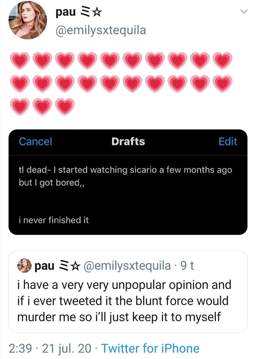 force_tweets's tweet photo. that should have stayed in the drafts luv @emilysxtequila https://t.co/OWOQ9jsfkP