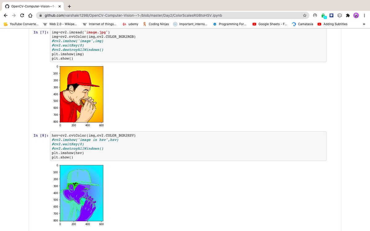 VarshaKR1's tweet image. Day2 of OpenCV - Computer Vision was super engaging!🤩
Thanks to our mentor for making us understand the concepts this well. Thanks to @Girlscript1 and @gssummit2020 for organising this summit.
#gslearningcontest