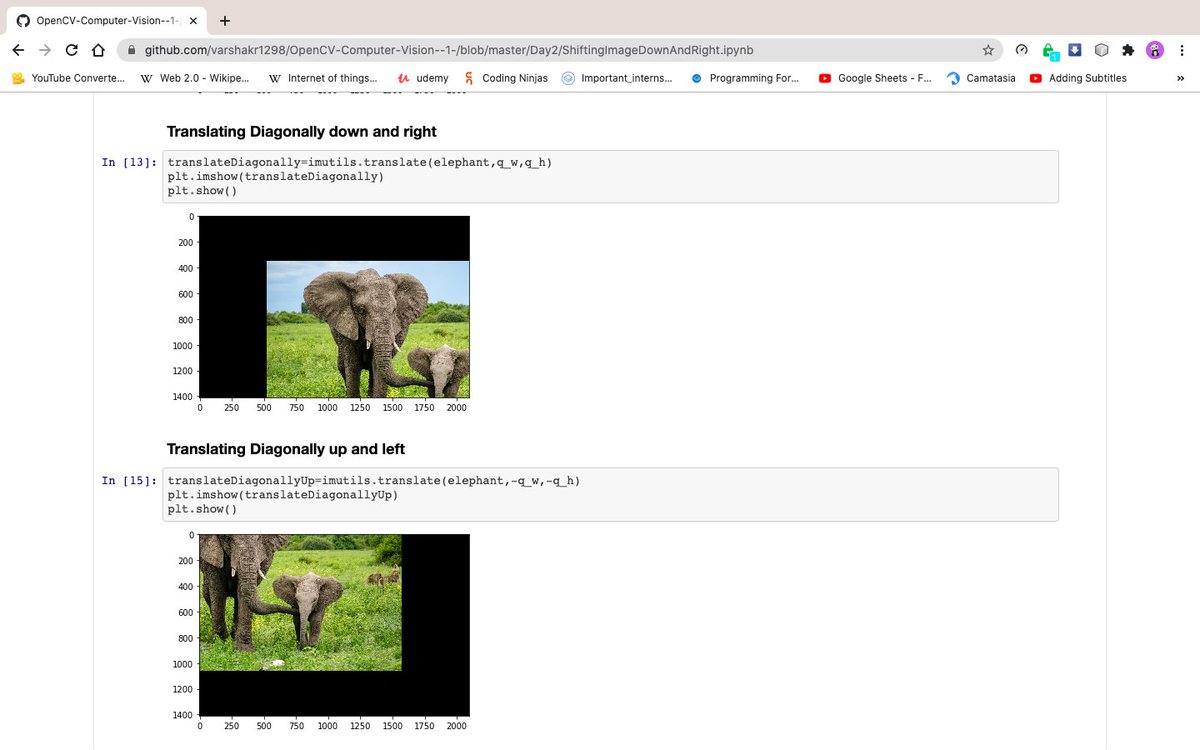 VarshaKR1's tweet image. Day2 of OpenCV - Computer Vision was super engaging!🤩
Thanks to our mentor for making us understand the concepts this well. Thanks to @Girlscript1 and @gssummit2020 for organising this summit.
#gslearningcontest