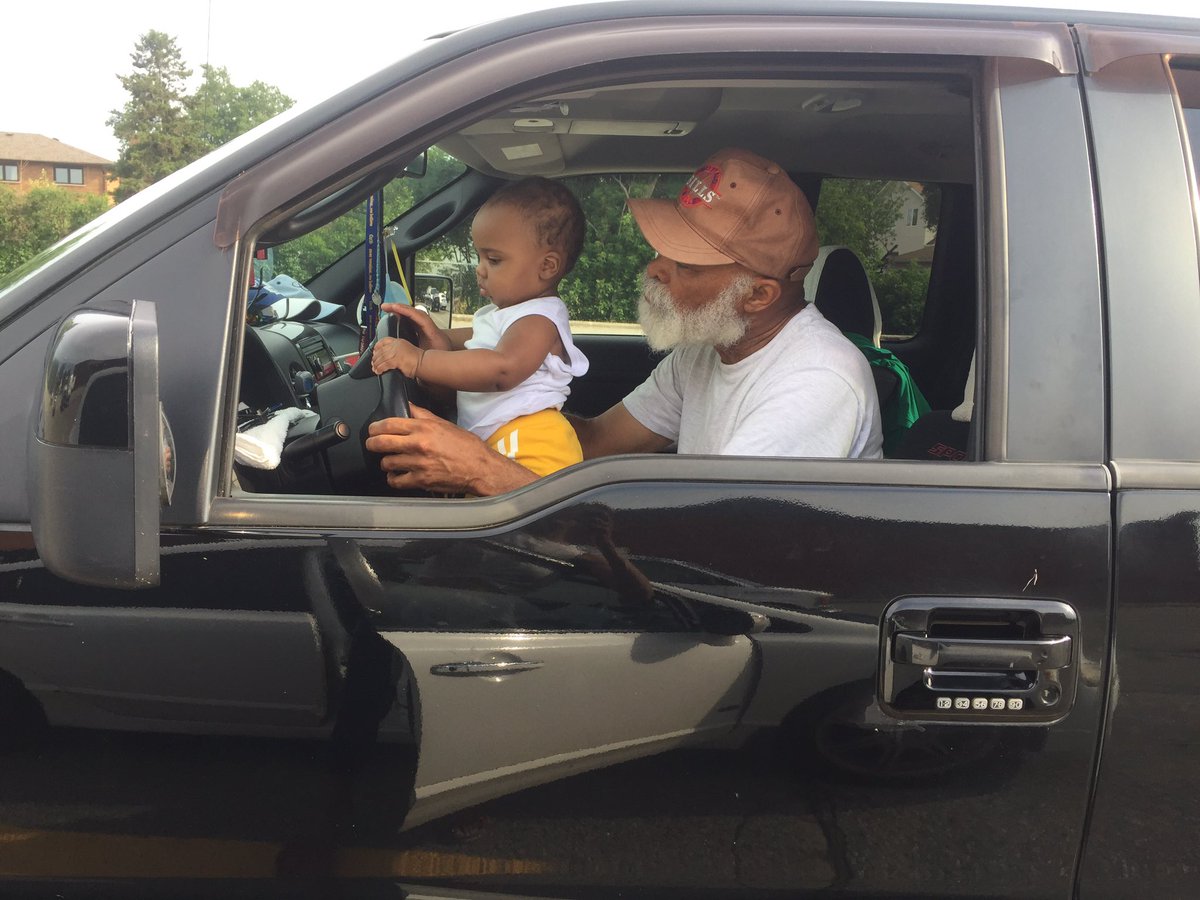 CJzWord's tweet photo. Hey Twitterverse!!🐯Here are some pics of me hanging out with my Grandpa this past weekend... I love it when Grandpa lets me drive his truck! Vrooooom!!!💨 #CJzWord https://t.co/ek92yIrDe7