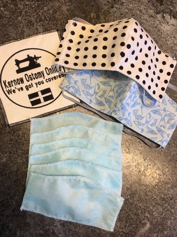 LHBodybeautiful's tweet photo. some orders ready to go masks and filters. #masks #facemask #facecovering #protectyourself #maskfilters #filters ©Kernowostomyonline #kernowostomyonline https://t.co/ELnLW6lscx