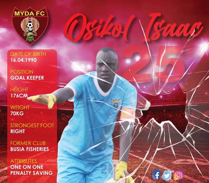 MikaAndrew0's tweet photo. In our today's #Playerprofiling we bring you our team captain and  first goal keeper OSIKOL ISAAC @CephasTendereza
@kawowosports @jackofficial89 @OjuraAmosFlash1 @RoxbaryJ @IsabiryeDavid @lilyanz4 @OfficialFUFA
 @UPL     @MYDA_FC
#flyingeagles 🦅 https://t.co/LmHwRDUDOc
