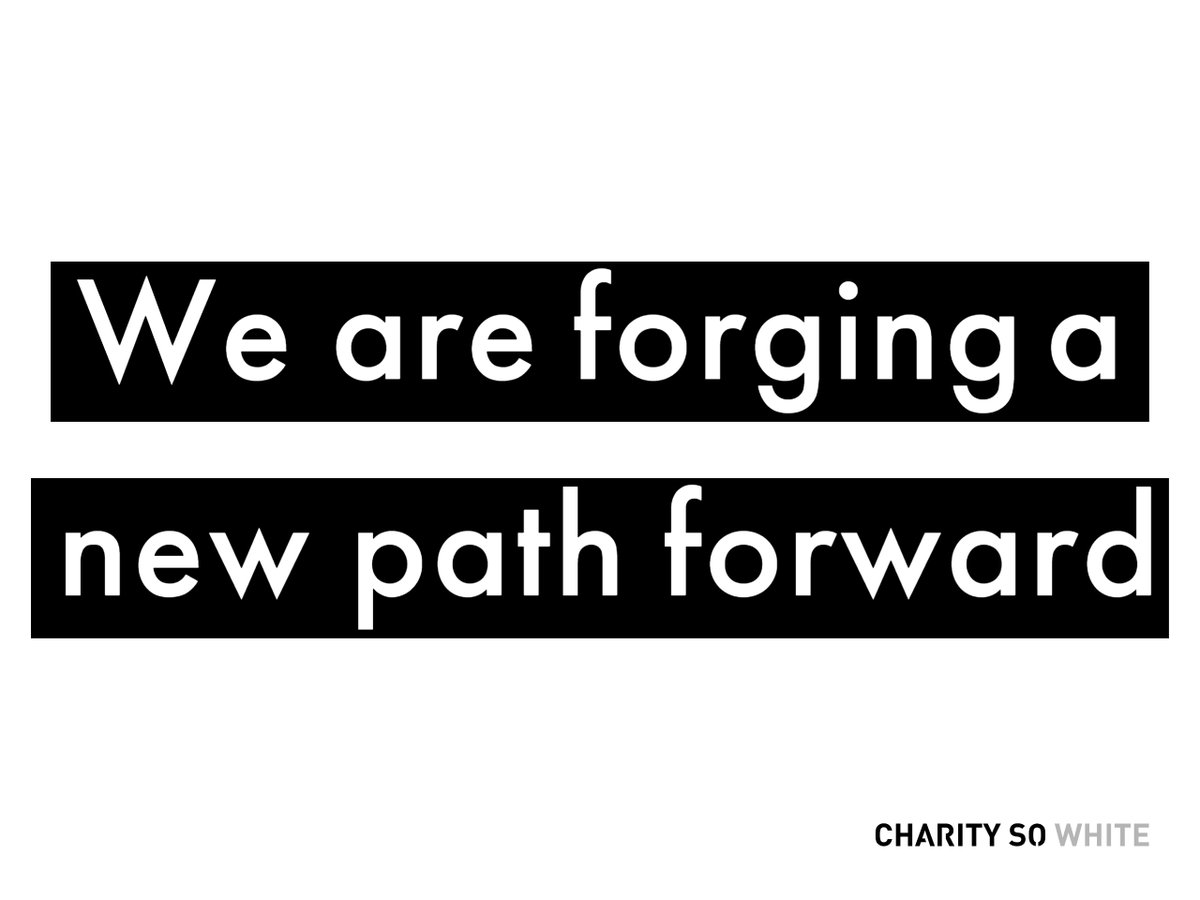 A year ago today,  #CharitySoWhite was founded to fight for a brave, anti-racist charity sector where racialised communities feel seen + supported. We've been tireless in our efforts to have our sector take the lead in rooting out racism.Our path forward:  https://charitysowhite.org/blog/path-forward