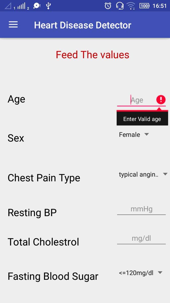 nDroidJava's tweet image. #Android #application detects the presence/absence of heart #disease based on 13 parameters feeded by the user | project on #github > bit.ly/2BnyDNe | #AndroidDev #java #sdk #opensource #healthcareIT #medical #ArtificialIntelligence #NeuralNetwork #AndroidApp