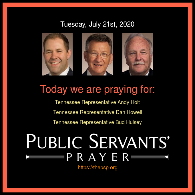 Praying4_TN's tweet photo. Today we are praying for @andyholt4tn, Rep. Dan Howell and Rep. Bud Hulsey - https://t.co/Nw2EEv3qLQ https://t.co/pACQRQifPm